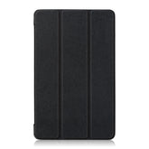 Custer Texture Horizontal Flip Leather Case for Huawei MediaPad M5 Lite 8 inch , with Three-folding Holder